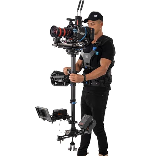 DFCINE Thanos-PROCINE Steadycam Achsensystem – 35kg Traglast Professionelles Stabilisierungssystem für Alexa 35, RED, Amira, FX6, Canon C400, Komodo, DJI Ronin 4D Flex u.v.m. von DFCINE