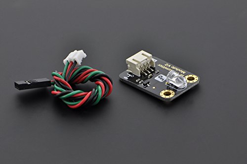 DFRobot Digital IR Sendemodul, Digitales IR-Sendemodul, Arduino Und Raspberry Pi Kompatibel, 5V, 38Khz von DFRobot