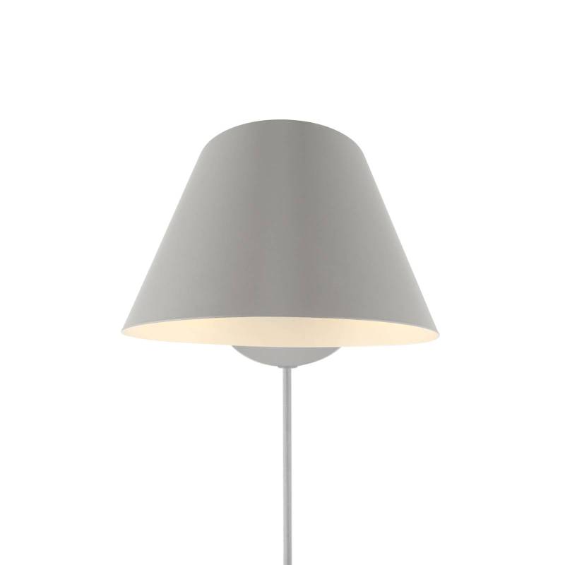 Wandleuchte Stay Short mit Stecker, grau von DFTP by Nordlux