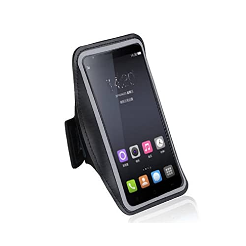 DFV mobile - Armbandtasche Sport Armband Berufsausrüstung Wasserabweisende aus Neopren für Xiaomi Redmi Note 12 (2023) - Schwarz von DFV mobile