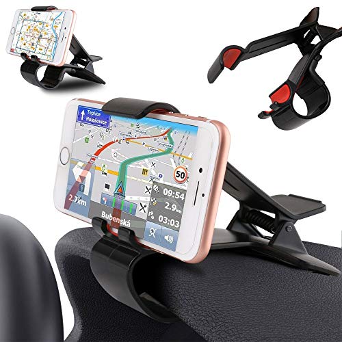 DFV mobile - Auto GPS Navigation Dashboard Handyhalter Clip für Huawei Mate 20 lite [6.3" inches] - Schwarz von DFV mobile