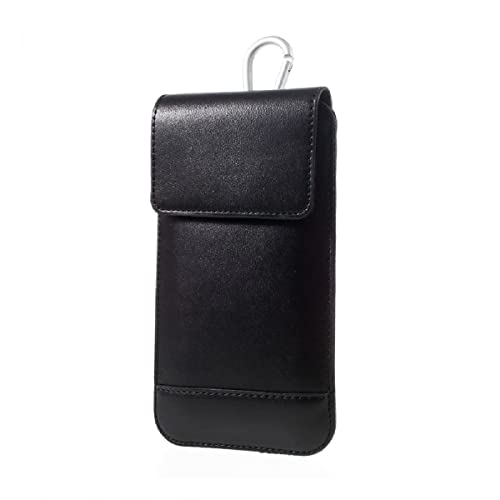 DFV mobile - Belt Case Cover Vertical Double Pocket für Vertu METAVERTU (2022) - Black von DFV mobile