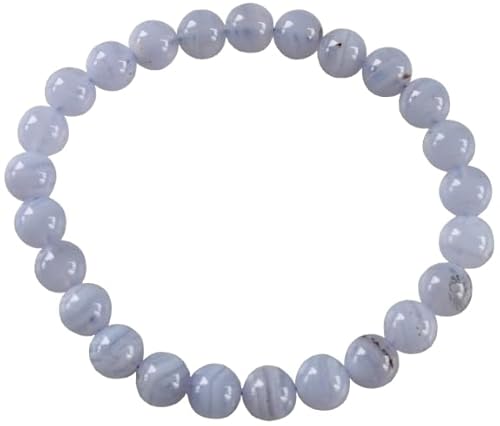 Armband, runde Perlen, Kalcedoine, 8 mm, 3 Stück von DG-EXODIF