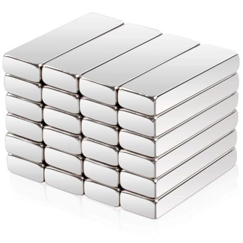 DGDUBRB Magnete Stark für Magnettafel, Neodym Magnete Extra Stark 30mm x 10mm x 5mm, 20Pcs Kleine Starke Rechteckig Magnete, Magneten Starker Halt, Extra Starke Magneten für Whiteboard 【20 Stück】 von DGDUBRB