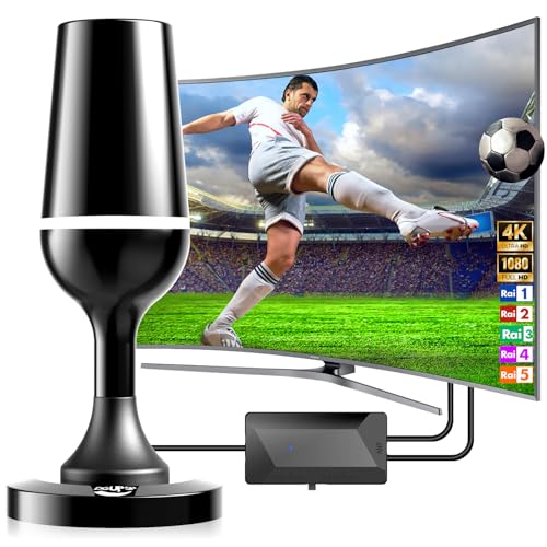 DGUPSP Interne TV-Antennen 2025, 360°-Empfang, tragbare externe digitale Terrestrische Antenne mit leistungsstarker Verstärkung/Magnetfuß, unterstützt 4K, 1080p, VHF, UHF, DVB-T/DVB-T2 – alle DGUPSP Interne TV-Antennen 2025, 360°-Empfang, tragbare externe digitale Terrestrische Antenne mit leistungsstarker Verstärkung/Magnetfuß, unterstützt 4K, 1080p, VHF, UHF, DVB-T/DVB-T2 – alle von DGUPSP