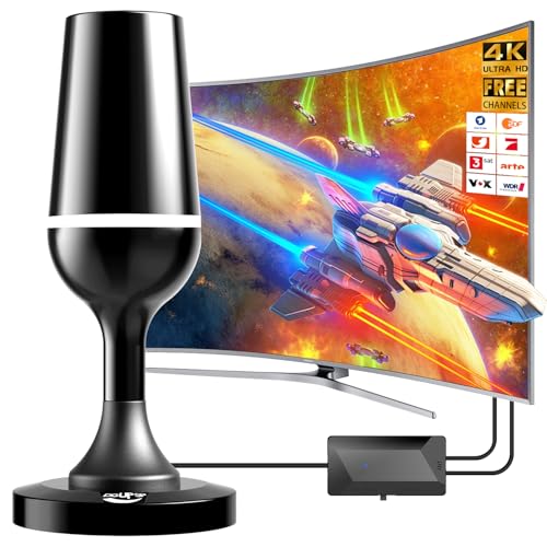 DVBT2 Antenne, DVB-T/DVB-T2-Antenne, Stärkere Stabantenne für digitales Fernsehen/Digital TV/DAB Radio/DVB-T2 Tuner Stick, Maximale Signalqualität - Mit Magnetfuß 3m Kabel DVBT2 Antenne, DVB-T/DVB-T2-Antenne, Stärkere Stabantenne für digitales Fernsehen/Digital TV/DAB Radio/DVB-T2 Tuner Stick, Maximale Signalqualität - Mit Magnetfuß 3m Kabel von DGUPSP