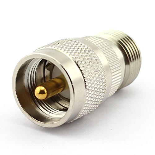 dgzzi 2er Pack UHF-Stecker auf N Buchse RF Koaxial Adapter UHF auf N Koax Jack Stecker dgzzi 2er Pack UHF-Stecker auf N Buchse RF Koaxial Adapter UHF auf N Koax Jack Stecker von DGZZI