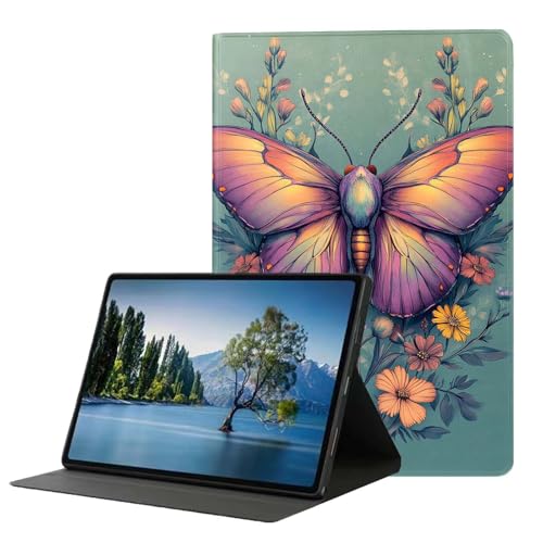 DHEEBFWE Kompatibel mit iPad 9. / 8. / 7. Generation (2021/2020/2019), 25,9 cm (10,2 Zoll), PU-Leder, Hülle mit automatischer Wake/Sleep-Funktion, stoßfeste harte Rückseite und verstellbare von DHEEBFWE