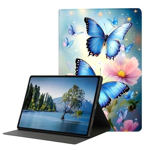 DHEEBFWE Kompatibel mit iPad Pro 32,8 cm (12,9 Zoll) 4. / 5. / 6. Generation (2020/2021/2022), Hülle mit automatischer Wake/Sleep-Funktion, stoßfeste harte Rückseite und verstellbare von DHEEBFWE