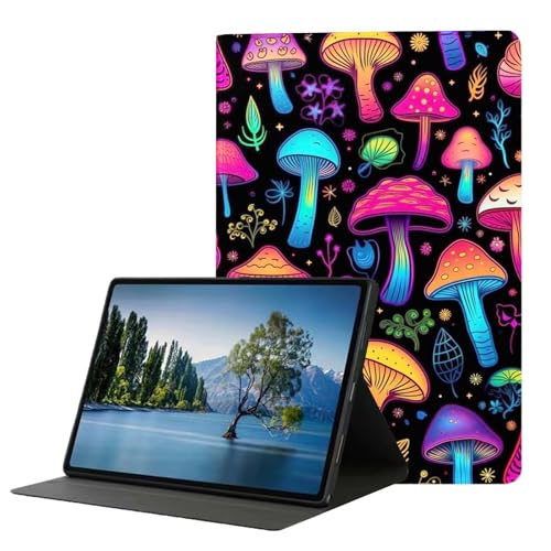 DHEEBFWE Schutzhülle für Kindle Paperwhite (11. Generation 2021), 17,3 cm (6,8 Zoll), verstellbarer Ständer, automatische Wake/Sleep-Schutz, Schutzhülle für Kindle Paperwhite Signature Edition, Pilze von DHEEBFWE