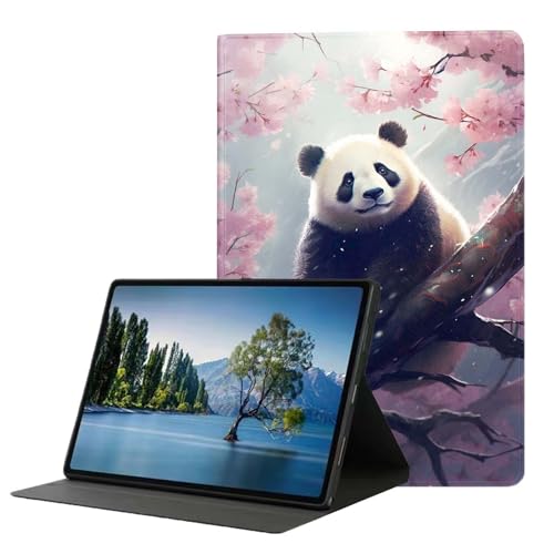 DHEEBFWE Schutzhülle für Samsung Galaxy Tab A9 21,6 cm (8,7 Zoll) 2023 (SM-X110/X115/X117) Tablet-Hülle, Premium-Leder-Folio-Ständer, automatische Wake-/Sleep-Funktion, mehrere Betrachtungsständer von DHEEBFWE