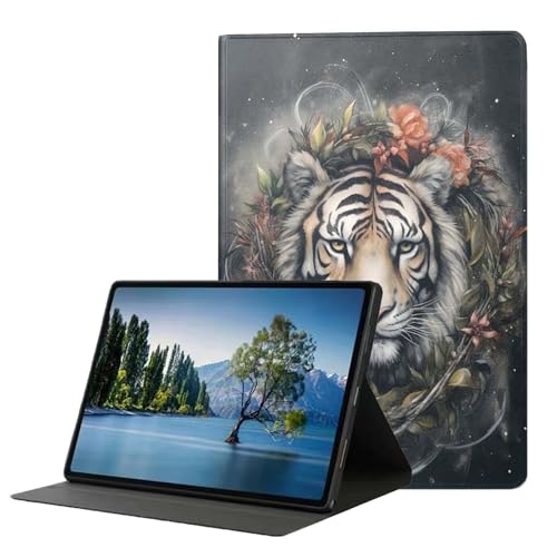 DHEEBFWE Schutzhülle für Samsung Galaxy Tab E 24,4 cm (9,6 Zoll) Tablet 2015 (SM-T560/T561/T565/T567), Premium-Leder-Folio-Ständer, automatische Wake-/Sleep-Funktion, mehrere Betrachtungsständer von DHEEBFWE