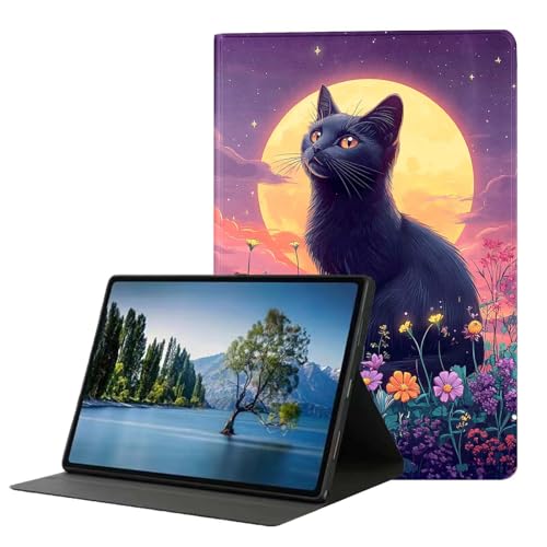 DHEEBFWE Schutzhülle für Samsung Galaxy Tab E 24,4 cm (9,6 Zoll) Tablet 2015 (SM-T560/T561/T565/T567). Hochwertige Lederhülle mit automatischer Wake/Sleep-Funktion, mehrere Betrachtungswinkel von DHEEBFWE