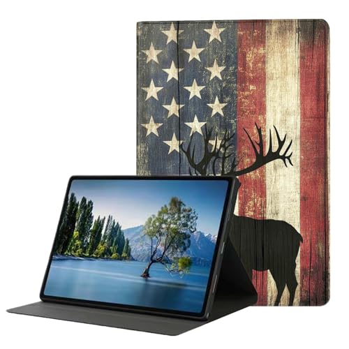 DHEEBFWE Schutzhülle für Samsung Galaxy Tab E 24,4 cm (9,6 Zoll) Tablet 2015 (SM-T560/T561/T565/T567). Hochwertige Lederhülle mit automatischer Wake/Sleep-Funktion, mehrere Betrachtungswinkel von DHEEBFWE