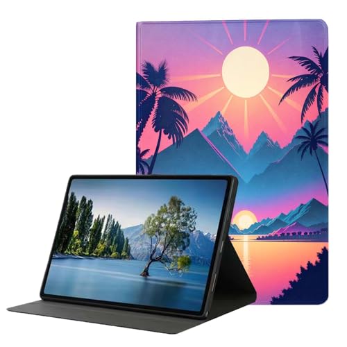 DHEEBFWE Schutzhülle für Samsung Galaxy Tab S6 26,7 cm (10,5 Zoll) (Modell SM-T860/T865/T867) Version 2019, Premium-Leder-Folio-Ständer, automatische Wake/Sleep-Funktion, mehrere Betrachtungsständer von DHEEBFWE