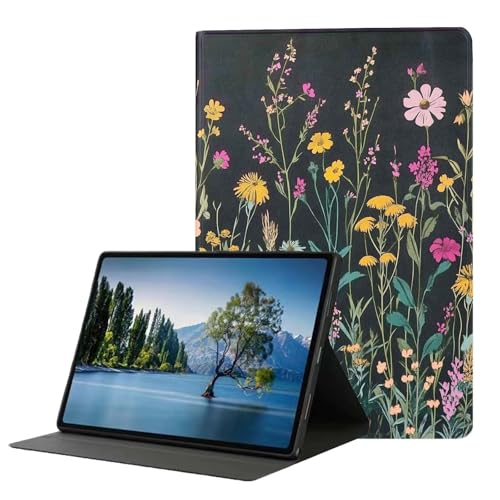 DHEEBFWE Schutzhülle für Samsung Galaxy Tab S6 Lite 26,4 cm (10,4 Zoll) 2024/2022/2020. Hochwertige Lederhülle mit automatischer Wake-/Sleep-Funktion, mehrere Betrachtungswinkel, Schildkröten am von DHEEBFWE