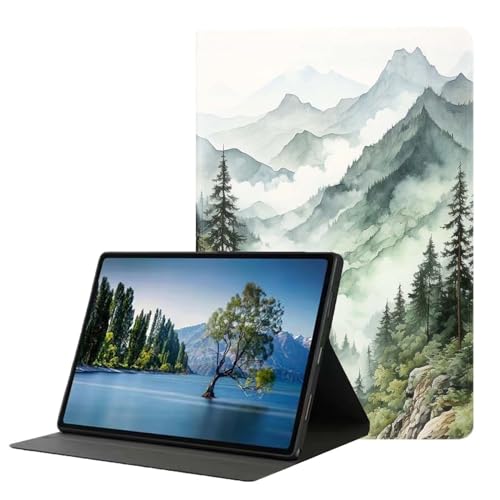 DHEEBFWE Schutzhülle für Samsung Galaxy Tab S9 Plus/S9 FE Plus 5G 12,4 Zoll 2023 Tablet-Hülle, Premium-Leder-Folio-Ständer, automatische Wake-/Sleep-Funktion, mehrere Betrachtungsständer, neblige DHEEBFWE Schutzhülle für Samsung Galaxy Tab S9 Plus/S9 FE Plus 5G 12,4 Zoll 2023 Tablet-Hülle, Premium-Leder-Folio-Ständer, automatische Wake-/Sleep-Funktion, mehrere Betrachtungsständer, neblige von DHEEBFWE