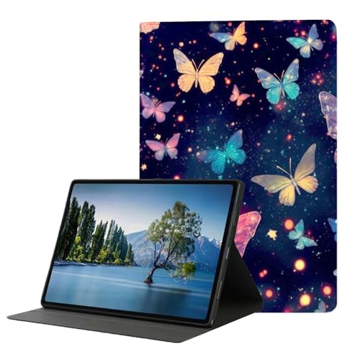 DHEEBFWE Schutzhülle für Samsung Tab A9 Plus/A9+ 10,9 Zoll 2023 (SM-X210/X216/X218) Tablet-Hülle, Premium-Leder-Folio-Ständer, automatische Wake/Sleep-Funktion, mehrere Betrachtungsständer, schöne von DHEEBFWE