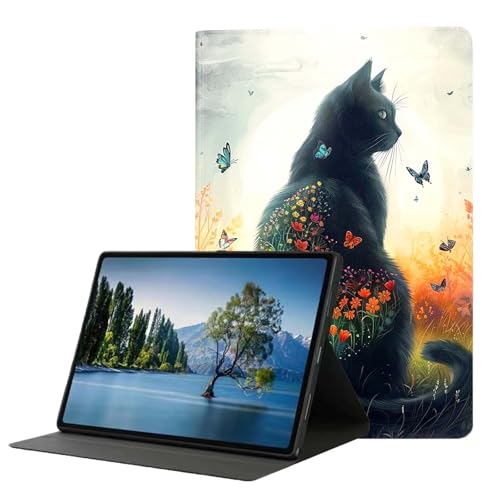 DHEEBFWE Schutzhülle für iPad Pro 12,9 Zoll 4. / 5. / 6. Generation (2020/2021/2022), Hülle mit automatischer Wake/Sleep-Funktion, stoßfeste harte Rückseite und verstellbare Betrachtungswinkel von DHEEBFWE