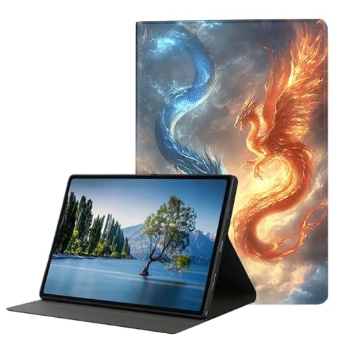 DHEEBFWE Schutzhülle für iPad Pro 27,9 cm (11 Zoll), 1. / 2. / 3. / 4. Generation (2018/2020/2021/2022), Hülle mit automatischer Wake/Sleep-Funktion, stoßfeste harte Rückseite und verstellbare von DHEEBFWE