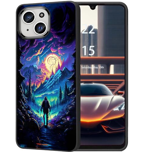 DHEEBFWE Schutzhülle für iPhone 15, ultradünn, Silikon, weich, mattiert, TPU, stoßdämpfend, kratzfest, Fantasiewald-Design DHEEBFWE Schutzhülle für iPhone 15, ultradünn, Silikon, weich, mattiert, TPU, stoßdämpfend, kratzfest, Fantasiewald-Design von DHEEBFWE