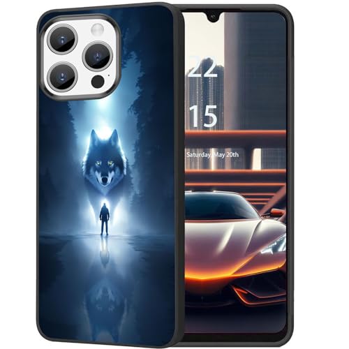 DHEEBFWE Schutzhülle für iPhone 15 Pro, dünn, weich, mattiert, TPU, stoßdämpfend, kratzfest, langlebig, Wolfsmuster DHEEBFWE Schutzhülle für iPhone 15 Pro, dünn, weich, mattiert, TPU, stoßdämpfend, kratzfest, langlebig, Wolfsmuster von DHEEBFWE