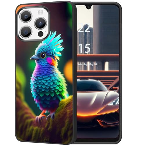 DHEEBFWE Schutzhülle für iPhone 15 Pro, ultradünn, Silikon, weich, mattiert, TPU, stoßdämpfend, kratzfest, 15,5 cm, buntes Vogel-Design DHEEBFWE Schutzhülle für iPhone 15 Pro, ultradünn, Silikon, weich, mattiert, TPU, stoßdämpfend, kratzfest, 15,5 cm, buntes Vogel-Design von DHEEBFWE