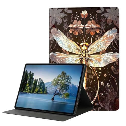 DHEEBFWE Tablet-Hülle für Samsung Galaxy Tab A8 10,5 Zoll 2022 (SM-X200/X205/X207), Premium-Leder-Folio-Ständer, automatische Wake-/Sleep-Funktion, mehrere Betrachtungsständer von DHEEBFWE