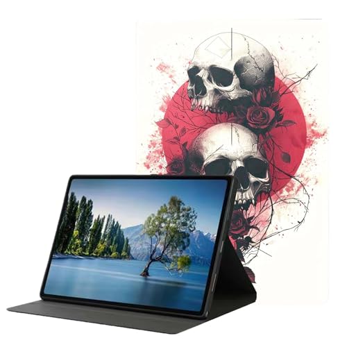 DHEEBFWE Tablet-Hülle für Samsung Galaxy Tab S9 27,9 cm (11 Zoll) 2023 (SM-X710/X716B/X718U), Premium-Leder-Folio-Ständer, automatische Wake-/Sleep-Funktion, mehrere Betrachtungsständer von DHEEBFWE