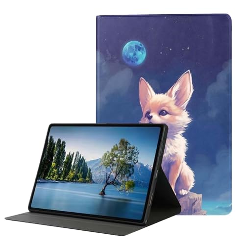 DHEEBFWE Tablet-Hülle für Samsung Galaxy Tab S9 27,9 cm (11 Zoll) 2023 (SM-X710/X716B/X718U), Premium-Leder-Folio-Ständer, automatischer Aufwach-/Schlafmodus, mehrere Betrachtungsständer, niedlicher von DHEEBFWE