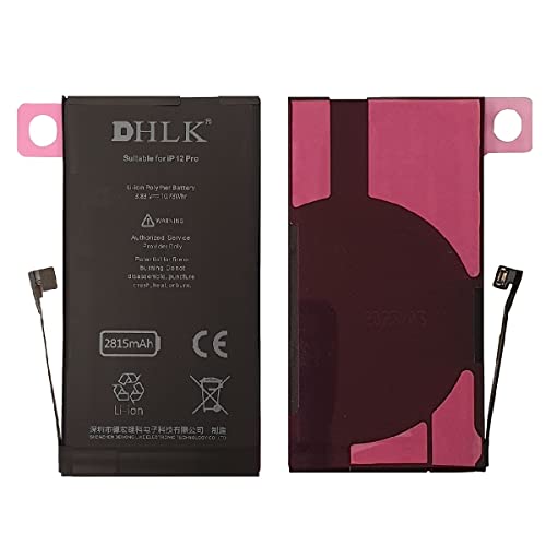 DHLK® Akku Batterie Ersatz kompatibel mit iPhone 12/12 Pro - Optimale Leistung, verlängerte Lebensdauer/Kapazität 2815 mAh [2 Jahre Garantie] von DHLK