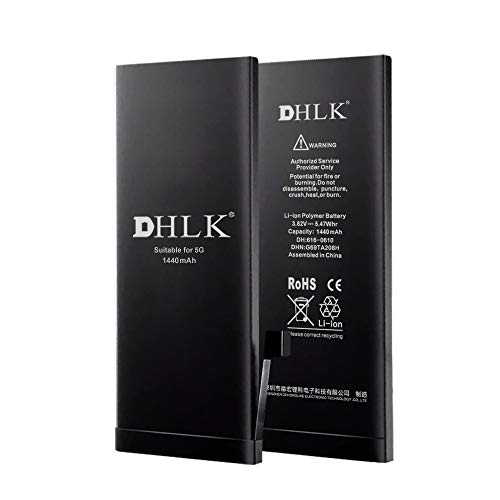 DHLK® Akku Batterie Ersatz kompatibel mit iPhone 5 - Optimale Leistung, verlängerte Lebensdauer/Kapazität 1440 mAh [2 Jahre Garantie] von DHLK