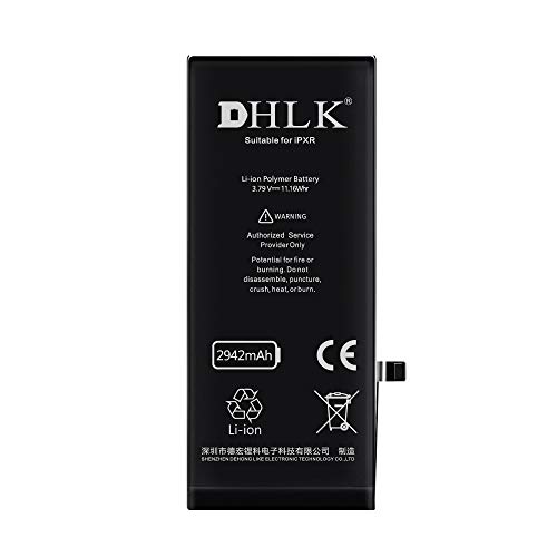 DHLK® Akku Batterie Ersatz kompatibel mit iPhone XR - Optimale Leistung, verlängerte Lebensdauer/Kapazität 2942 mAh [2 Jahre Garantie] von DHLK