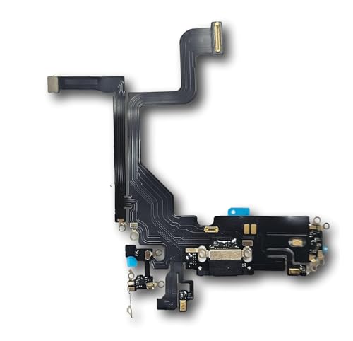 DHLK® Ladebuchse Dock Connector kompatibel mit iPhone 13 Pro- Charging Port Flex, Schwarz A2483, A2636, A2639, A2640, A2638 von DHLK
