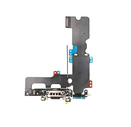 DHLK® Ladeanschluss kompatibel mit iPhone 7 Plus – Interne Ladekabel, Dunkelgrau (A1661, A1784, A1785) von DHLK