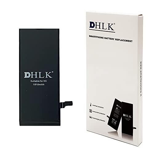 DHLK® TI Line Akku Batterie kompatibel mit iPhone 6 (A1549, A1586, A1589) - Kapazität 1810 mAh von DHLK