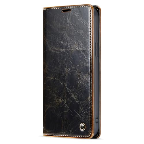 DHONGGY Leder etui für iPhone 16 Pro Max/16 Pro/16 Plus/16, Karten Halter Flip Wallet, Glatte Folio Stoßfest Ansicht Stand Abdeckung, Braun, 16 Pro Max DHONGGY Leder etui für iPhone 16 Pro Max/16 Pro/16 Plus/16, Karten Halter Flip Wallet, Glatte Folio Stoßfest Ansicht Stand Abdeckung, Braun, 16 Pro Max von DHONGGY