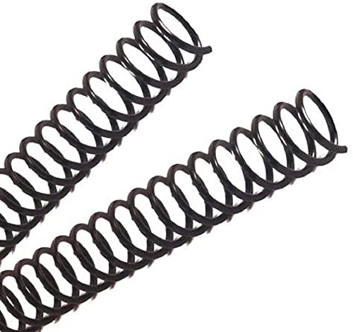 DHP - Metallspirale zum Binden, Schritt 5:1, 6 mm, schwarz (Box 25 Stück) von DHP