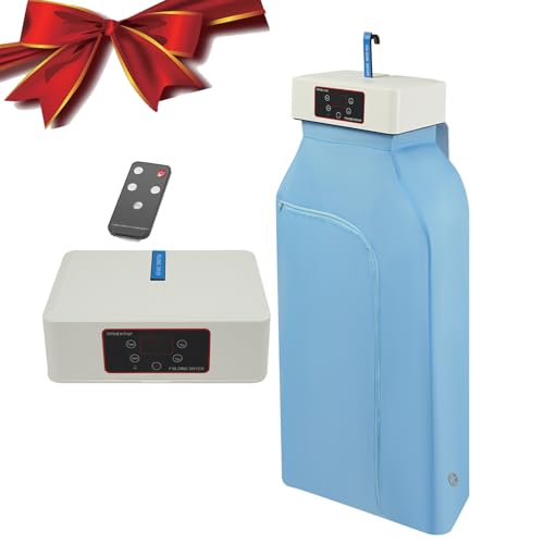 Tragbarer Wäschetrockner Mobiler Wäschetrockner, 600W Mini Wäschetrockner mit Fernbedienung & Timer & Äußere Abdeckung, Wäscheständer Trockner Elektrisch für Apartment,Zuhause, Reisen von DHQCQL