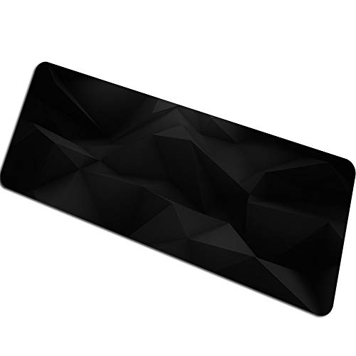 Einfach Mauspad Gaming Mouse Pad Pc Zubehör Große Locking Edge Schreibtisch Tastatur Matte Spiel Mousepad Laptop Tischmatten Schwarz 800X300X3Mm von DHSBD