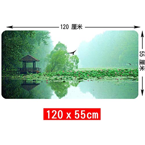 Erweiterte mauspad gummi material große gaming schreibtisch matten 1200x550mm rutschfeste schreibtisch pad für pc büro tastatur matten c von DHSBD