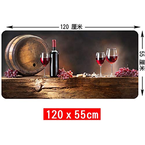 Erweiterte mauspad gummi material große größe gaming schreibtisch matten 1200x550mm rutschfeste schreibtisch pad für pc büro tastatur matten f von DHSBD