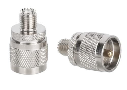 DHT Electronics RF Koaxial Koax Adapter UHF Stecker PL259 PL-259 auf Mini UHF Buchse 2 Stück DHT Electronics RF Koaxial Koax Adapter UHF Stecker PL259 PL-259 auf Mini UHF Buchse 2 Stück von DHT Electronics
