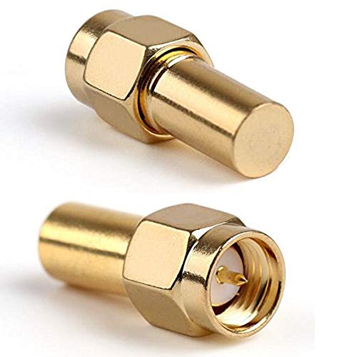 DHT Electronics RF Koaxial Stecker Adapter SMA Stecker Koaxial Abschlussleisten 1W DC 3.0GHz 50Ohm 2 Stück von DHT Electronics