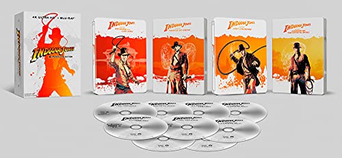 Colección Indiana Jones (4K UHD + BD) (Steelbook) - BD [Blu-ray] von DHV - Paramount