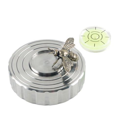 Schallplatten-Stabilisator, universeller Schallplatten-Plattenspieler, Aluminium-Legierung, Klemm-Stabilisator mit Gewicht P9G5 Schallplatten-Stabilisator, universeller Schallplatten-Plattenspieler, Aluminium-Legierung, Klemm-Stabilisator mit Gewicht P9G5 von DHliIQQ