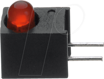 DIAL 551-0407F - LED-Baustein, rot, 3 mm, 10 mcd, 45° von DIALIGHT