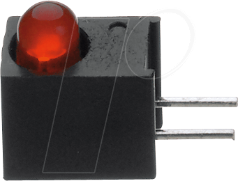 DIAL 551-1107F - LED-Baustein, rot, 3 mm, 1,6 mcd, 60° von DIALIGHT