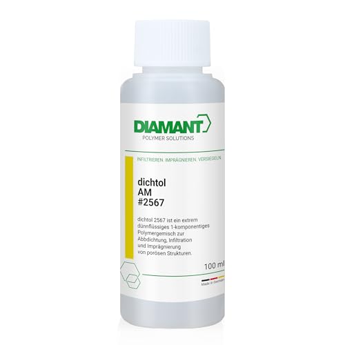 DIAMANT dichtol AM 100ml – Versiegeln, Imprägnieren, Glätten und Veredeln von 3D-Drucken, Metall, für feine Poren von DIAMANT Polymer