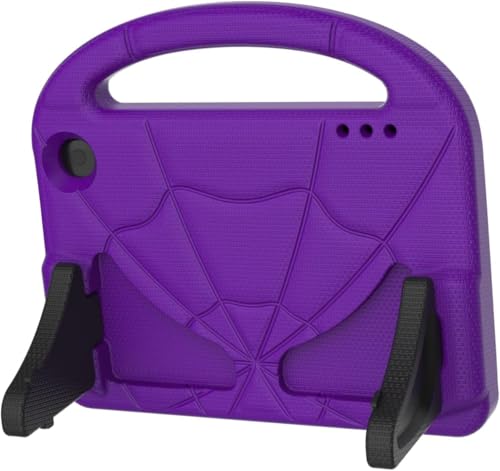 DICEKOO Tablet-Schutzhülle für Kinder, leicht, stoßfest, kindersicher, mit Griffständer, Violett von DICEKOO